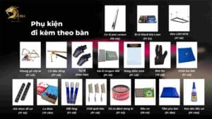 PHỤ KIỆN ĐI KÈM BÀN BIDA LỖ STRIKE