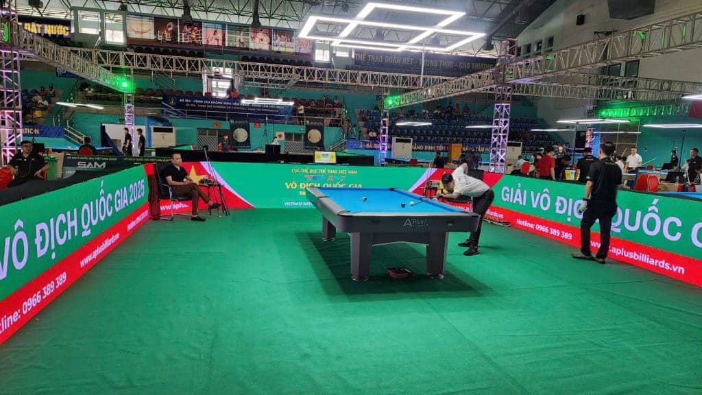 Mua Bàn Bida Aplus Chuẩn Thi Đấu 5 Thương hiệu Aplus Billiards tại các giải thi đấu lớn