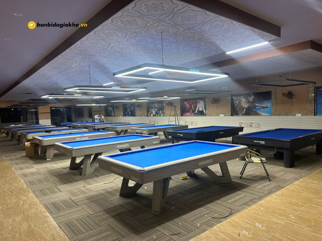 Hoàn thiện thi công lắp đặt bàn bida cho CLB Billiards Huy tại Vũng Tàu – TP.HCM