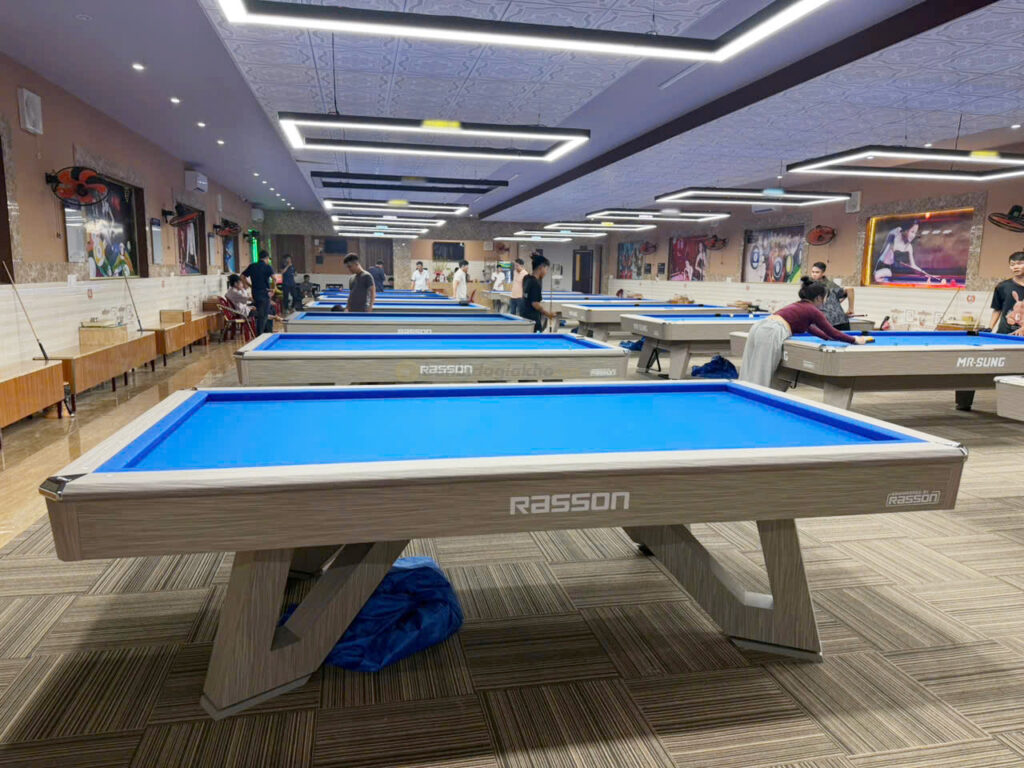 Hoàn thiện thi công lắp đặt bàn bida cho CLB Billiards Huy tại Vũng Tàu – TP.HCM