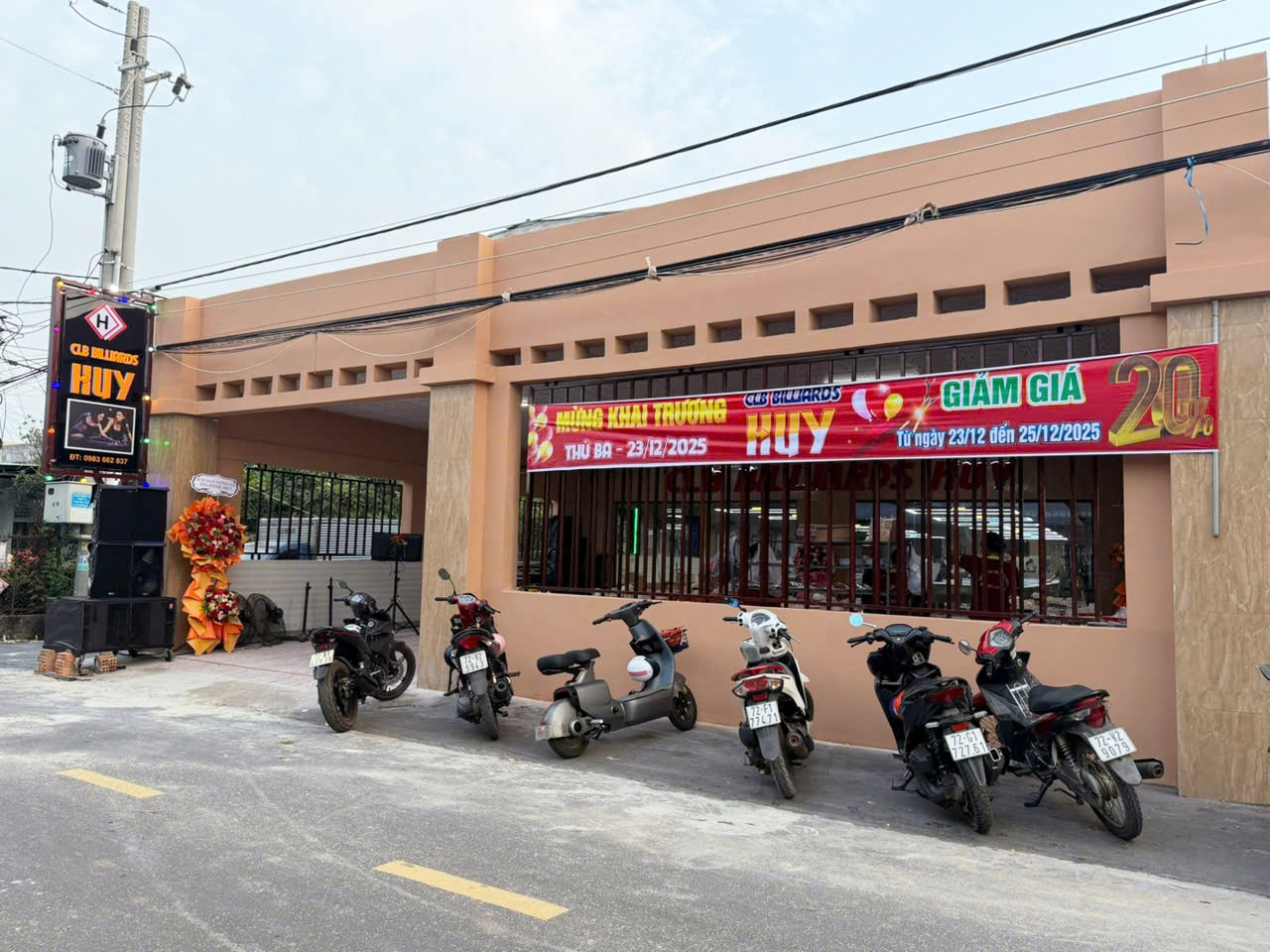 Hoàn thiện thi công lắp đặt bàn bida cho CLB Billiards Huy tại Vũng Tàu – TP.HCM