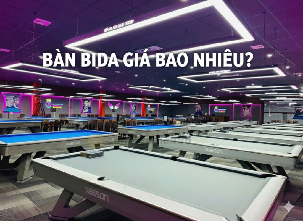 Bàn bida giá bao nhiêu