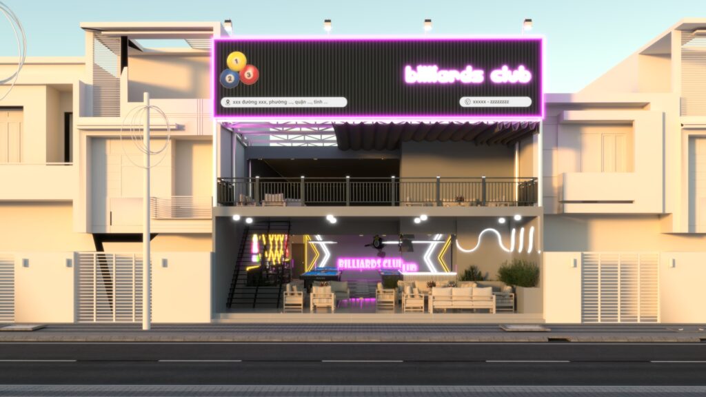 Thiết Kế CLB Bida Trọn Gói Giá Rẻ