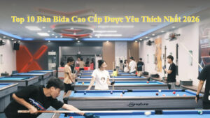 Top 10 Bàn Bida Cao Cấp Được Yêu Thích Nhất 2026
