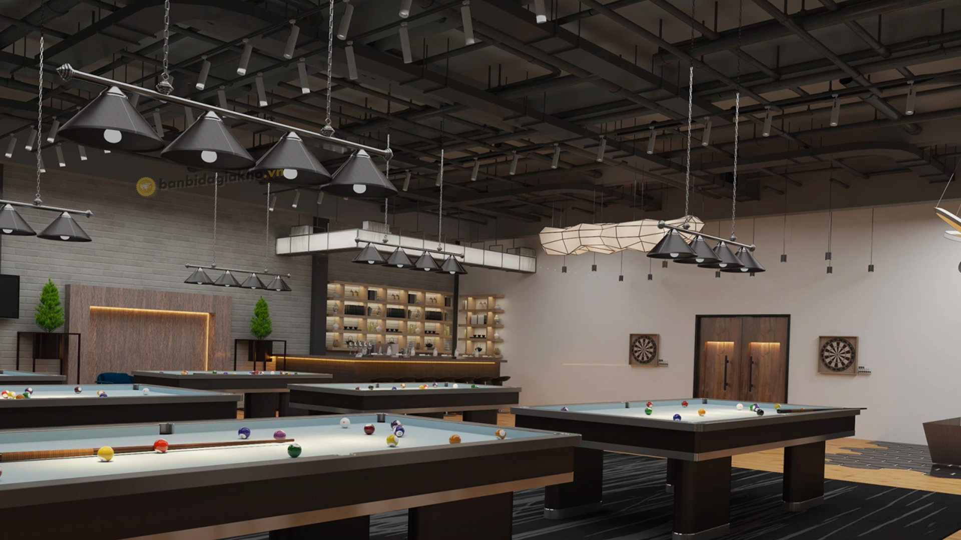 Top 10 Mẫu Thiết Kế Nội Thất CLB Bida Sáng Tạo Nhất