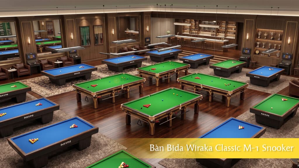 Bàn Bida Wiraka Classic M-1 Snooker